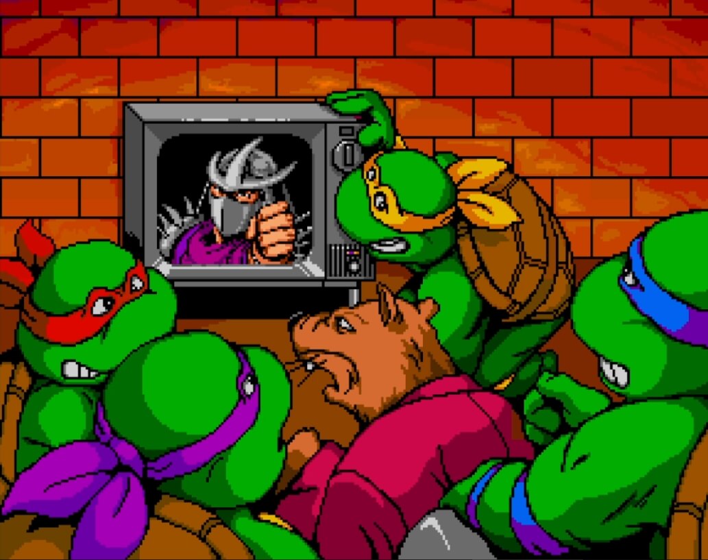 Teenage Mutant Ninja Turtles Turtles in Time - геймплей игры Arcade